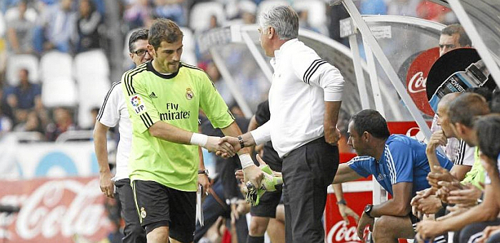 أنشيلوتي: كاسياس مناسب لحراسة مرمى ريال مدريد!