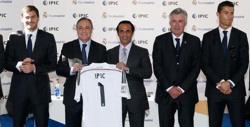 ريال مدريد يوقع شراكة طويلة الامد مع  ايبيك  الاماراتية