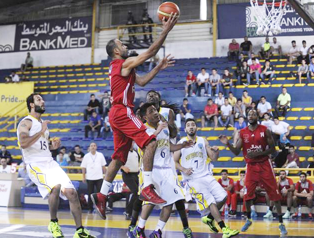 الرياضي يعبر جمعية سلا وينفرد بصدارة بطولة الحريري للسلة