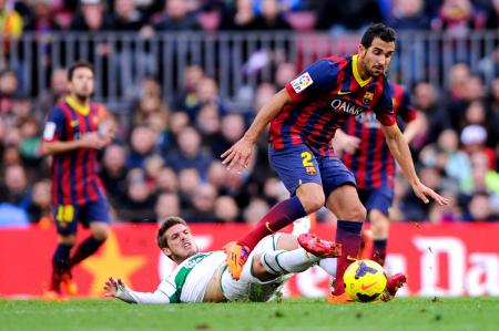 مونتويا لاعب برشلونة يتطلع إلى الانتقال للدوري الانجليزي