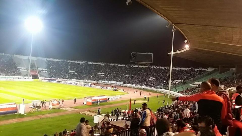 مركب محمد الخامس عاش أجواء الديربي