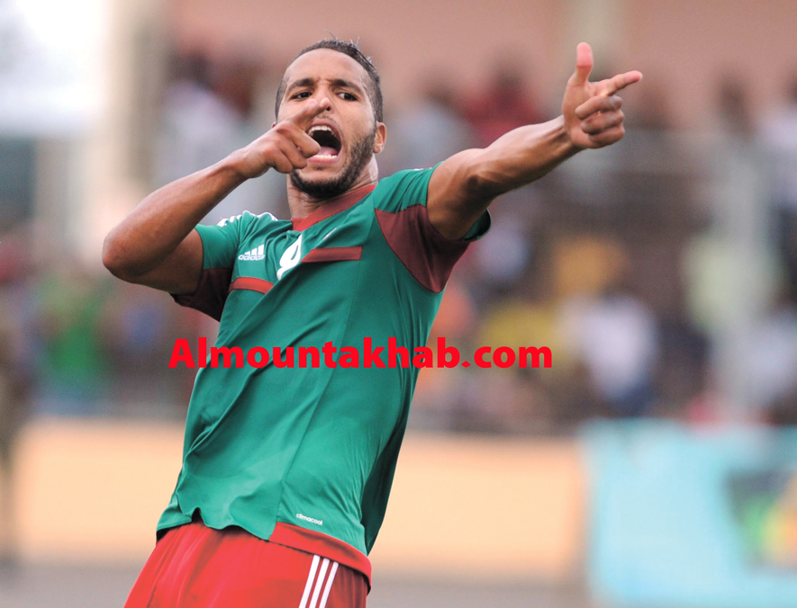 الفريق الوطني متقدم بهدف العرابي