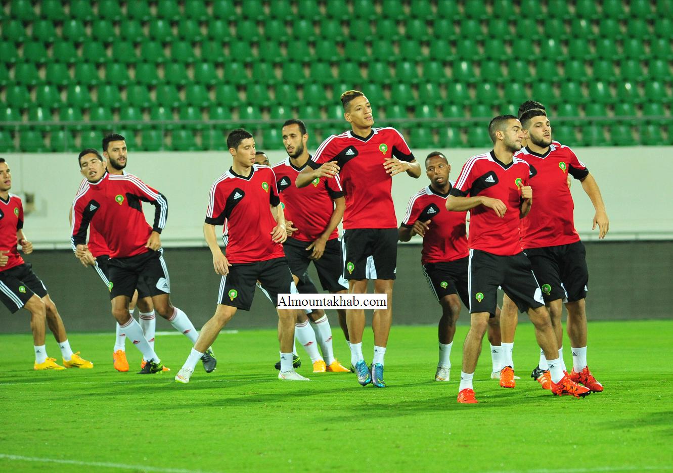 الأسود أجروا اخر حصة تدريبية بمعنويات مرتفعة