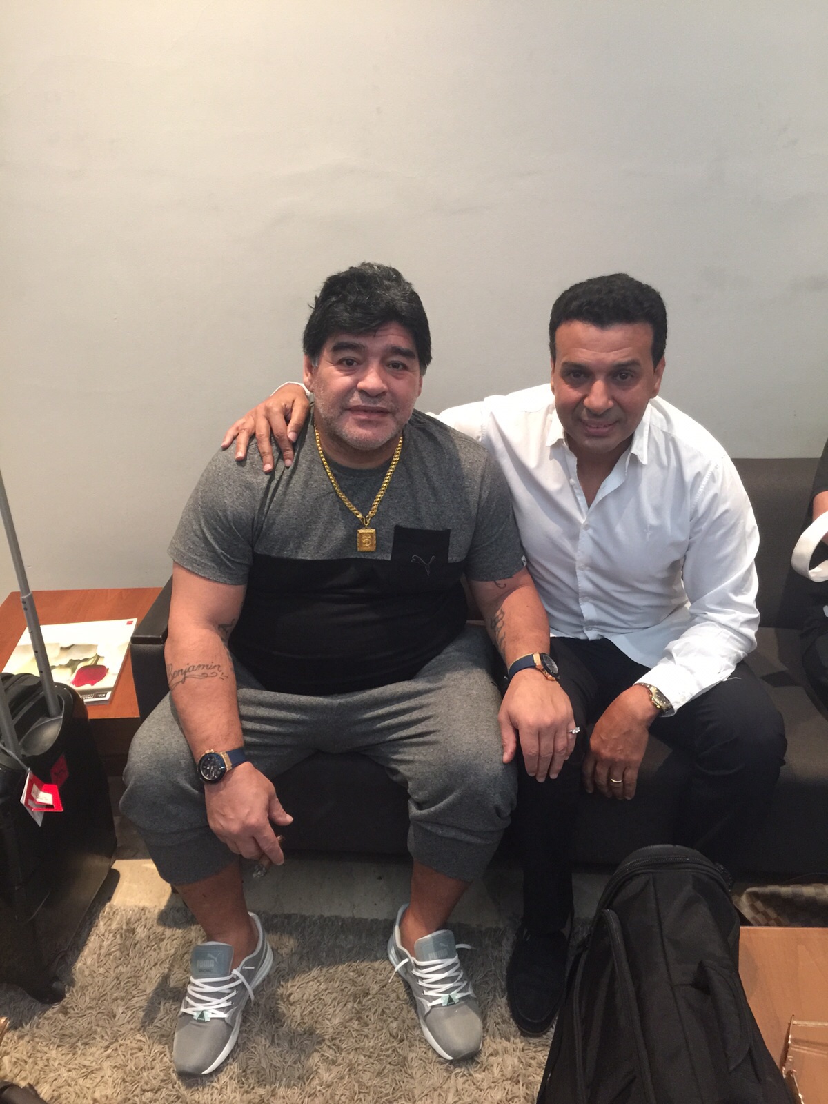 حصريا للمنتخب: مارادونا وصل للمغرب