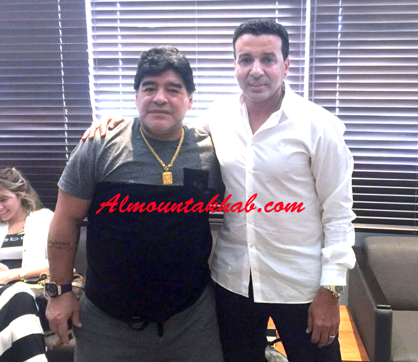 مارادونا: أنا سعيد بزيارة هذا البلد الجميل