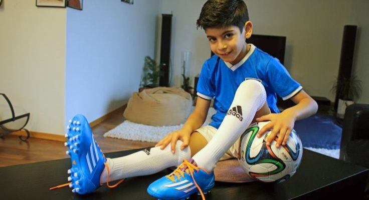جوفنتوس يضم طفلا فلسطينيا في العاشرة من عمره