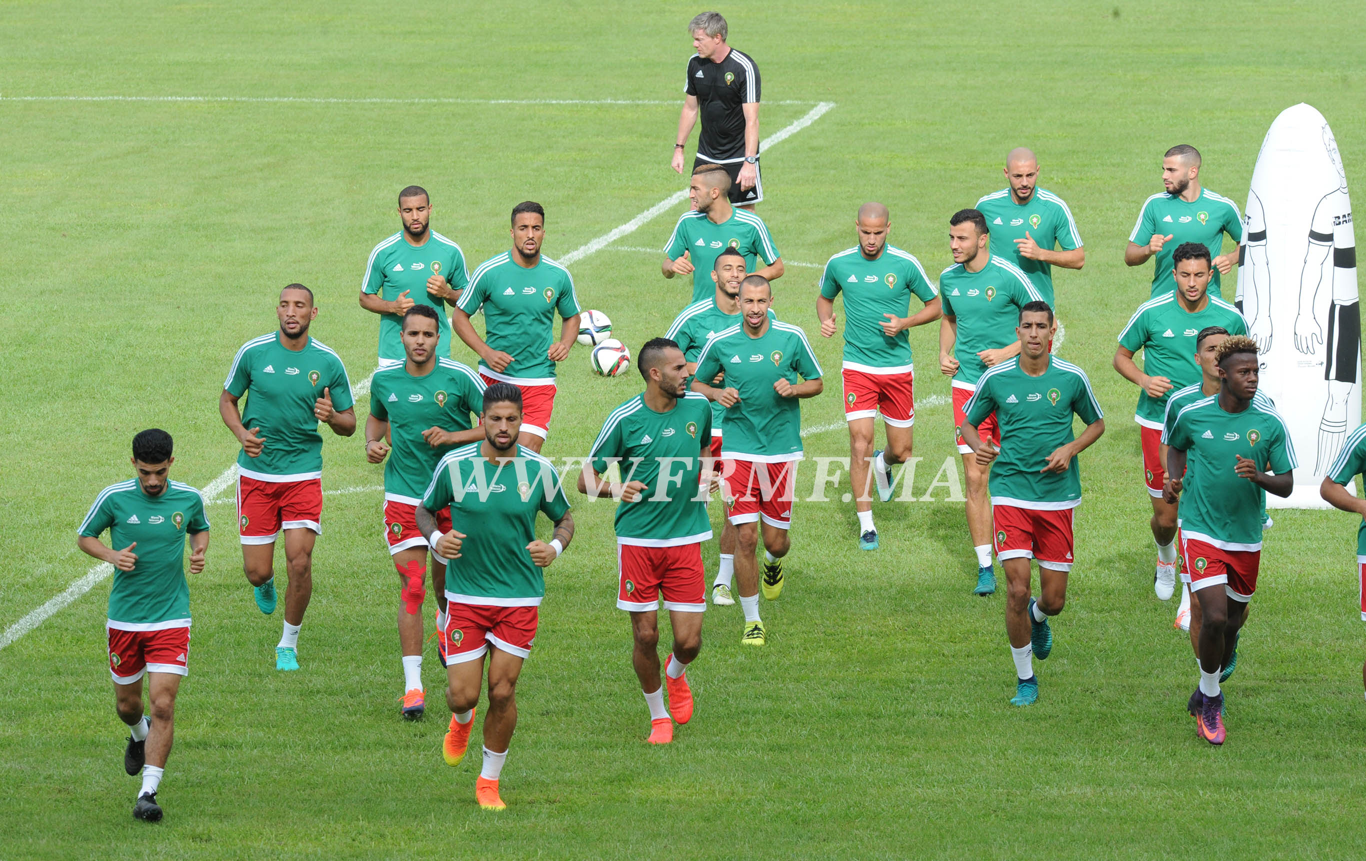 غدا يخوض الأسود أخر حصصهم التدريبية بغينيا
