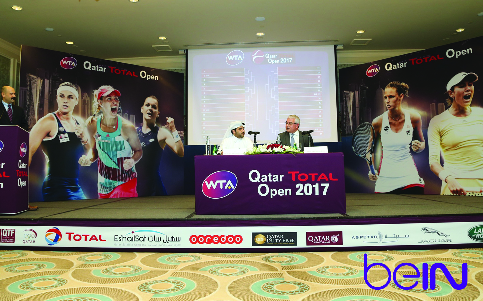 تغطية beIN لبطولة قطر توتال المفتوحة للتنس  2017