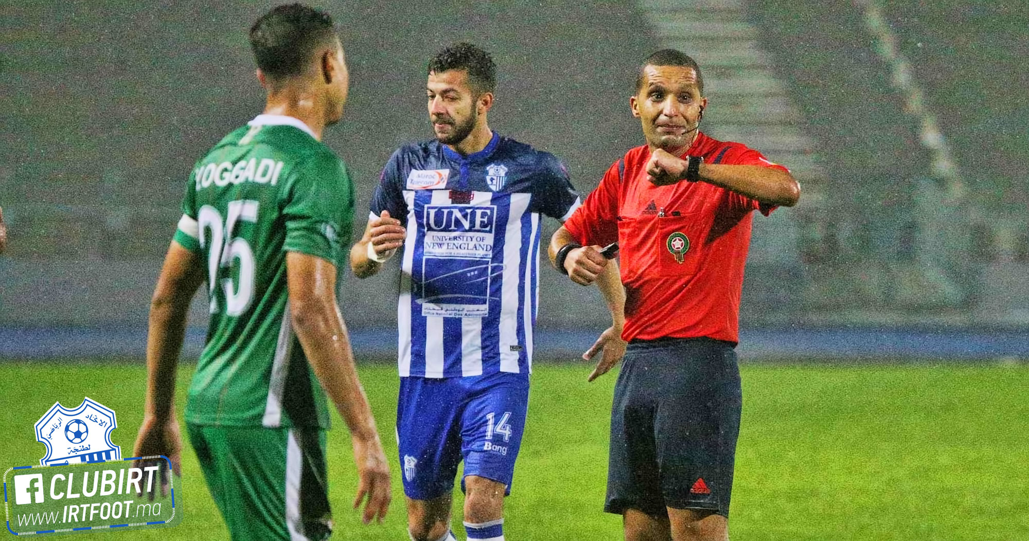 رضوان جيد حكما لقمة اتحاد طنجة والرجاء البيضاوي