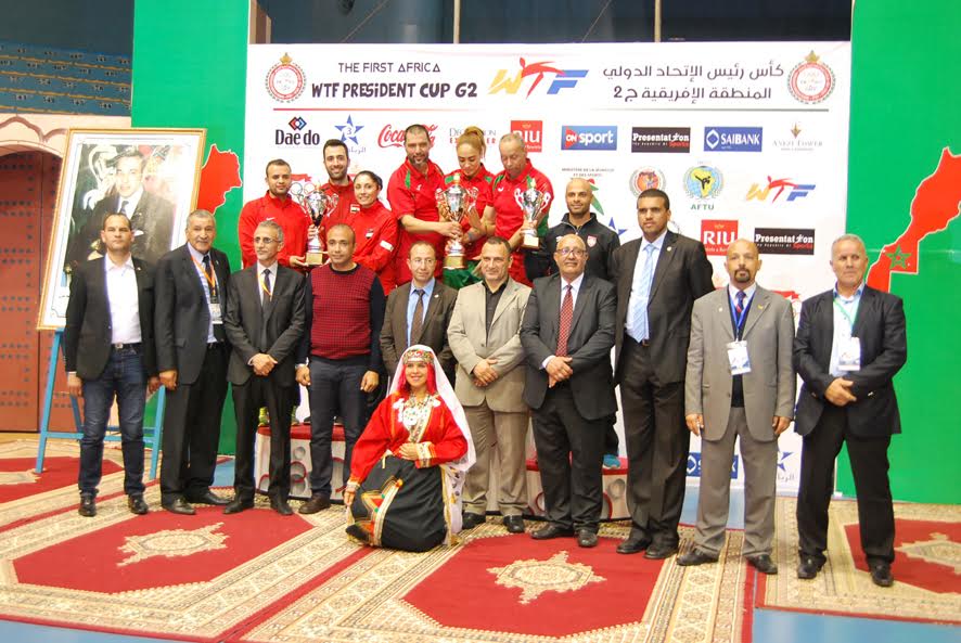 المنتخب المغربي ذكورا توج  بكأس رئيس الإتحاد الدولي للتايكواندو