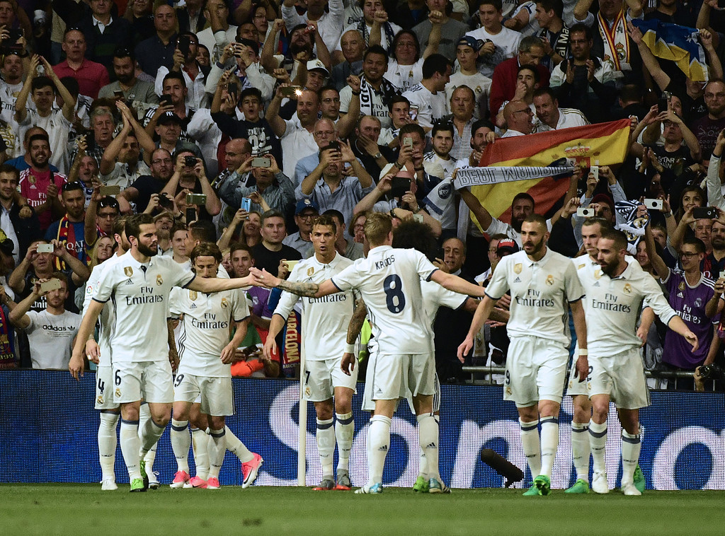 لائحة ريال مدريد امام ملقا