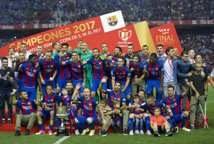 كأس اسبانيا: برشلونة ينقذ موسمه