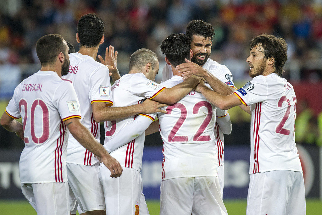 تصفيات مونديال 2018: شراكة دائمة بين اسبانيا وايطاليا في صدارة السابعة