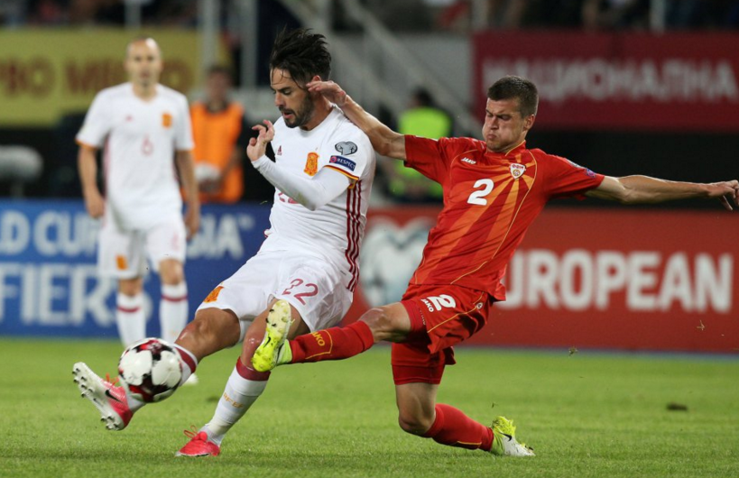 تصفيات مونديال 2018: خسارة مقدونيا امام اسبانيا 1-2