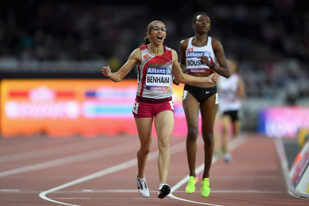 بطولة العالم لالعاب القوى لذوي الاحتياجات الخاصة : سناء بنهمة تفوز بالميدالية الذهبية في مسابقة 1500 متر