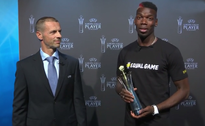 بوغبا يفوز بجائزة أفضل لاعب في اوروبا ليغ