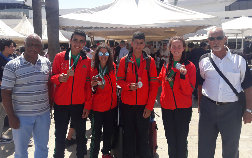 المغرب يحرز ثلاث ميداليات في الدوري الدولي لكرة السرعة الشاطئية بالحمامات
