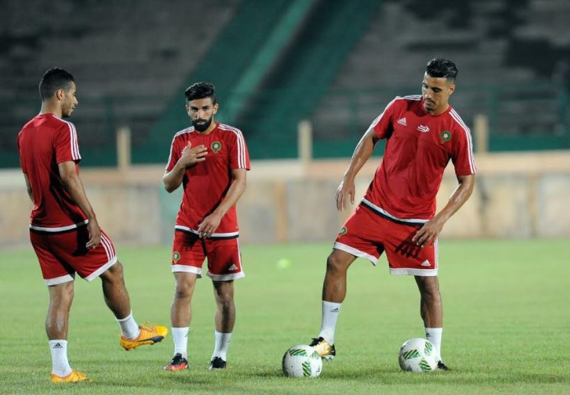 بالصور...تداريب الأسود قبل اللقاء الموعود