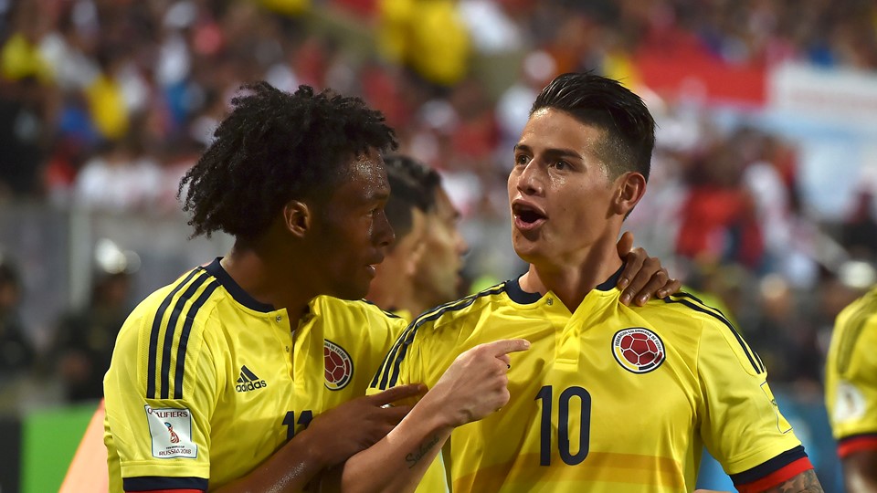 تأهل أوروغواي والأرجنتين وكولومبيا إلى كأس العالم