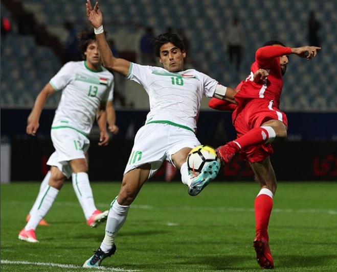 كأس الخليج 23 لكرة القدم.. تعادل البحرين والعراق 1-1