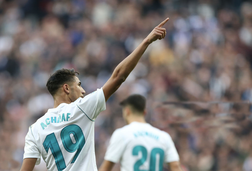 حكيمي يعلق على هدفه التاريخي