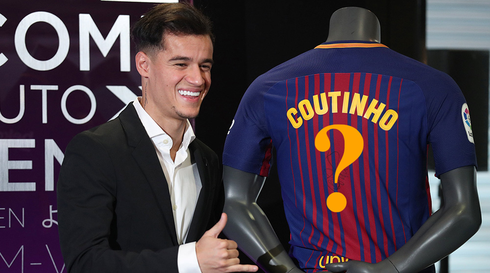 ماهو الرقم الذي سيحصل عليه كوتينيو في برشلونة ؟