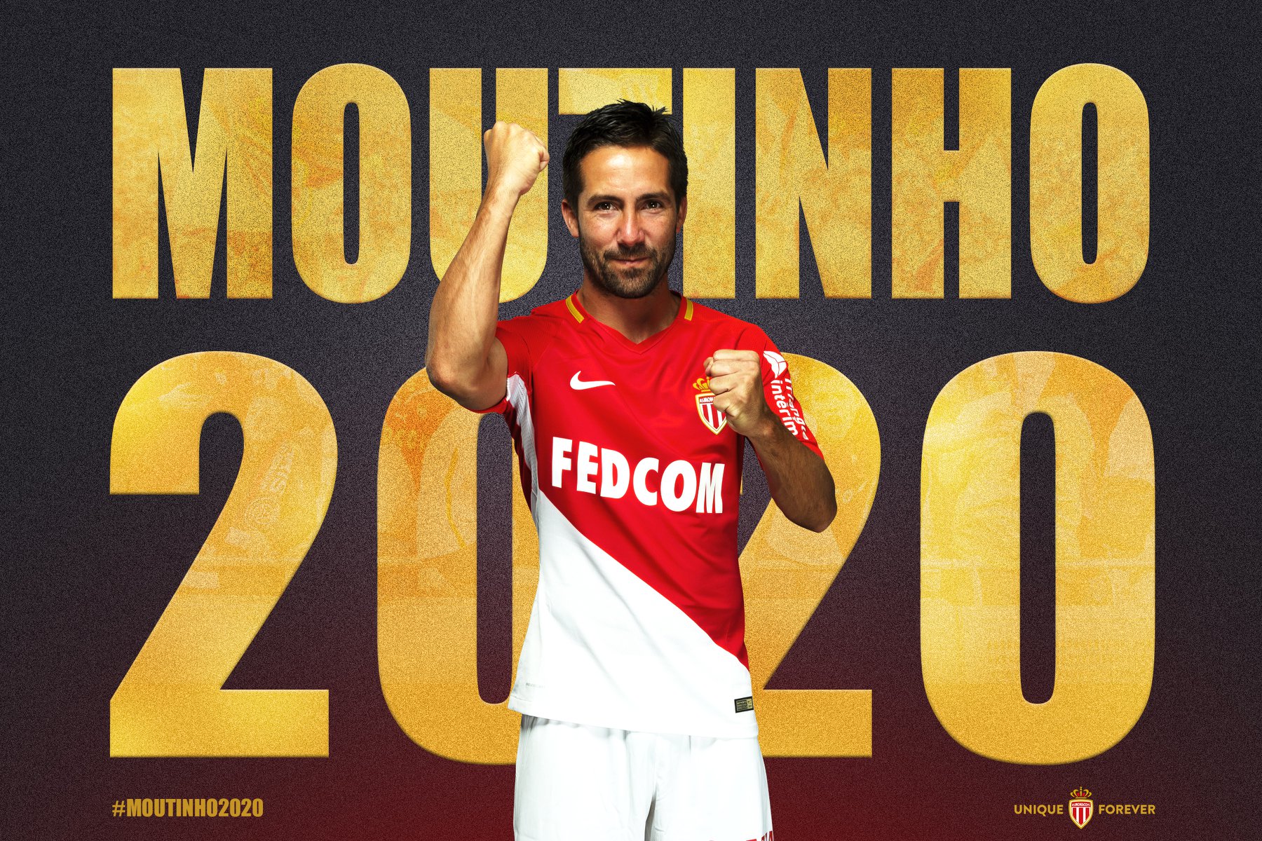 موتينيو يمدد عقده مع موناكو حتى عام 2020