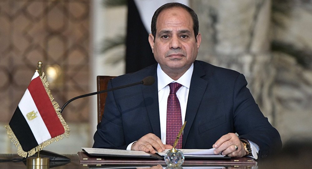 الرئيس المصري يدخل على خط اصابة محمد صلاح