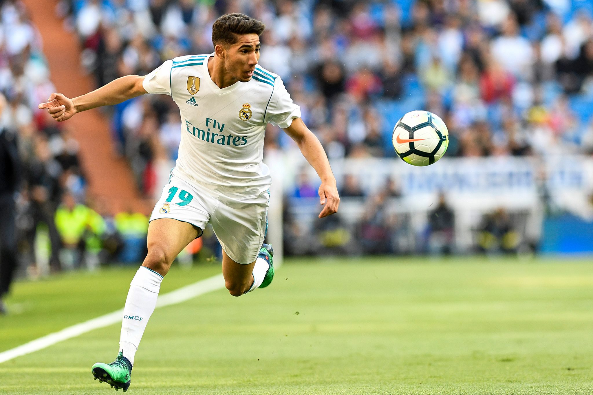 هدف ثان وعاشر مباراة لحكيمي