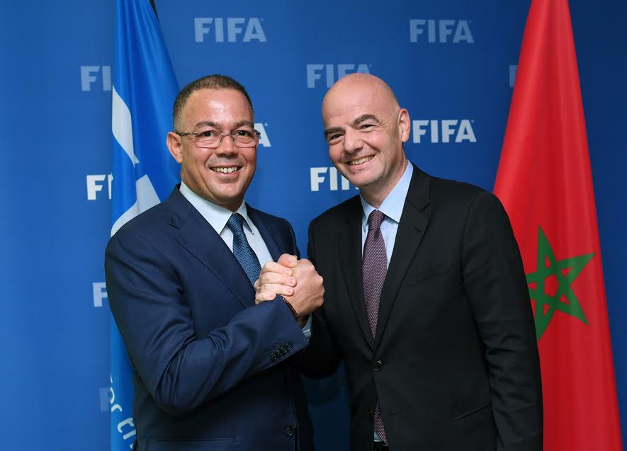 لقجع: تنظيم كأس العالم 2026 بالمغرب رسالة قوية للتسامح