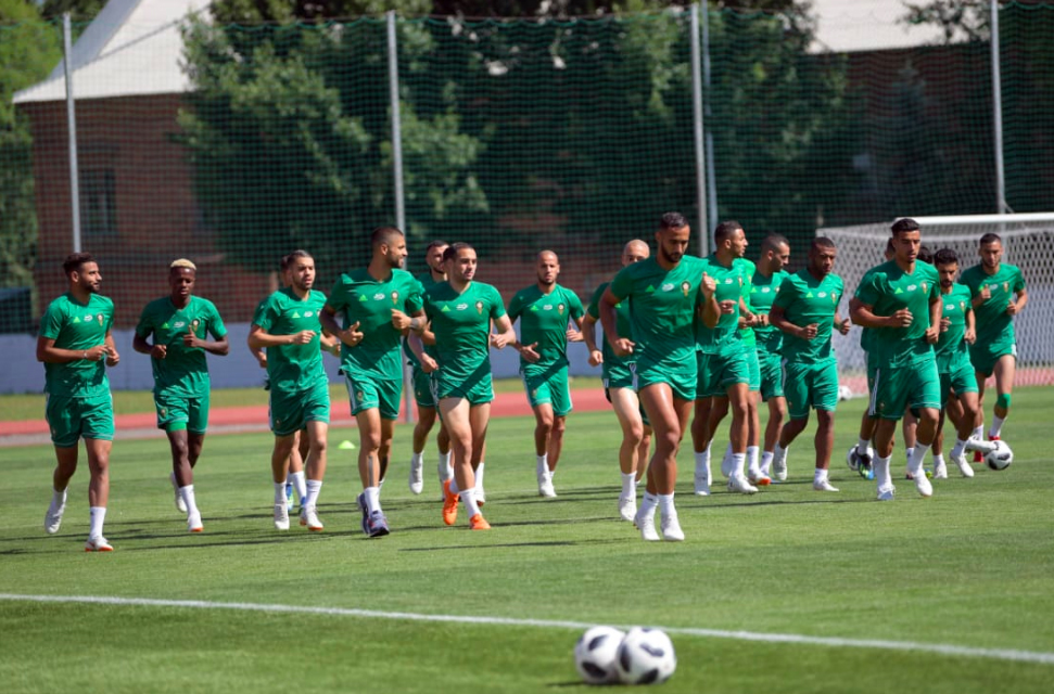 هنا موسكو: الأسود خاضوا آخر تدريب صباح اليوم