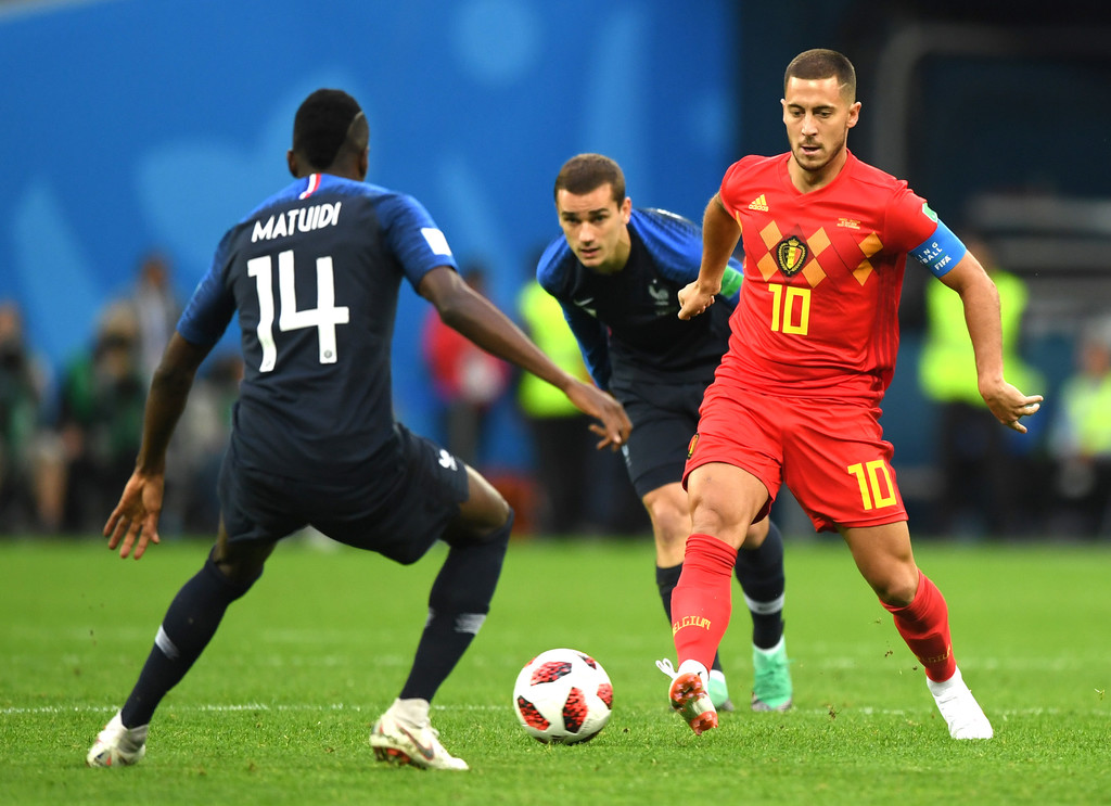 هازار: أفضل الخسارة مع بلجيكا على الفوز مع فرنسا