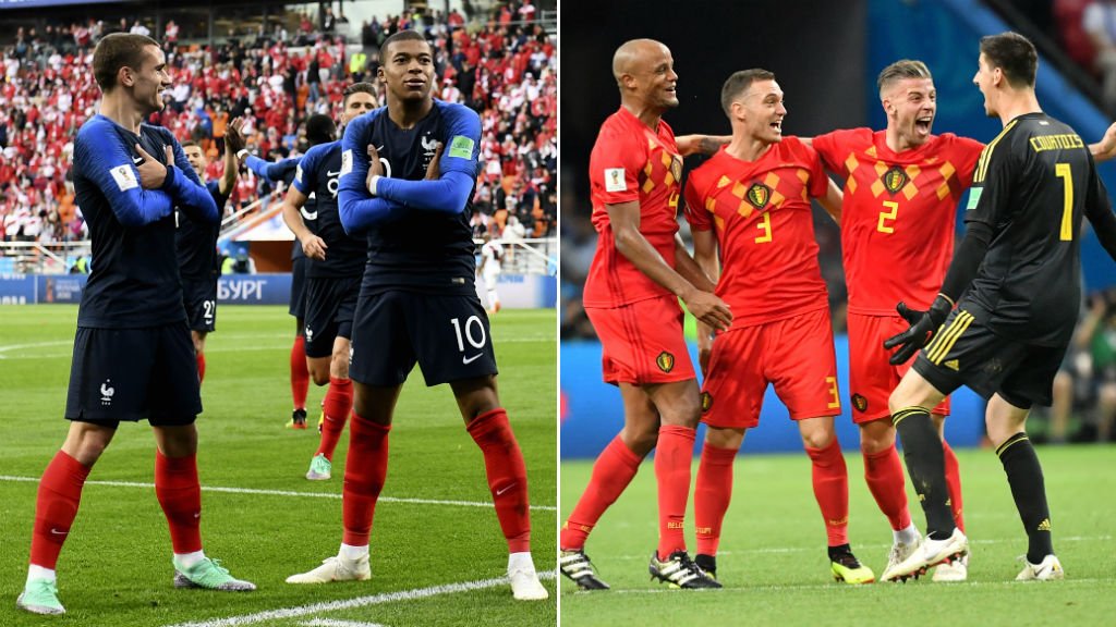 مونديال 2018: التشكيلة المحتملة لمباراة فرنسا وبلجيكا