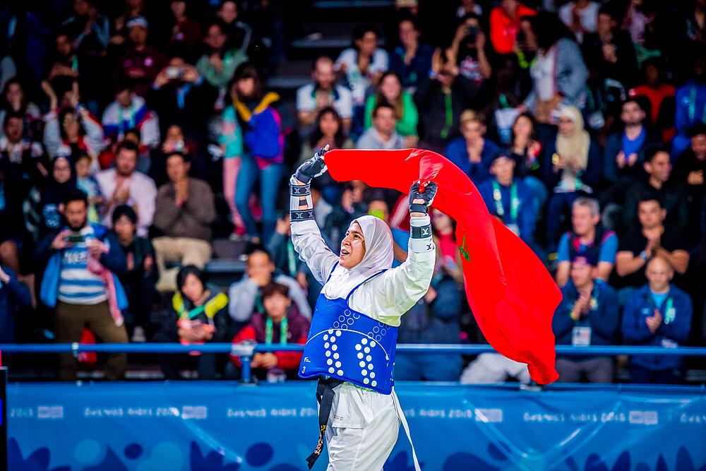 الزهراء أبو فارس تهدي المغرب أول ميدالية ذهبية في الألعاب الأولمبية للشباب