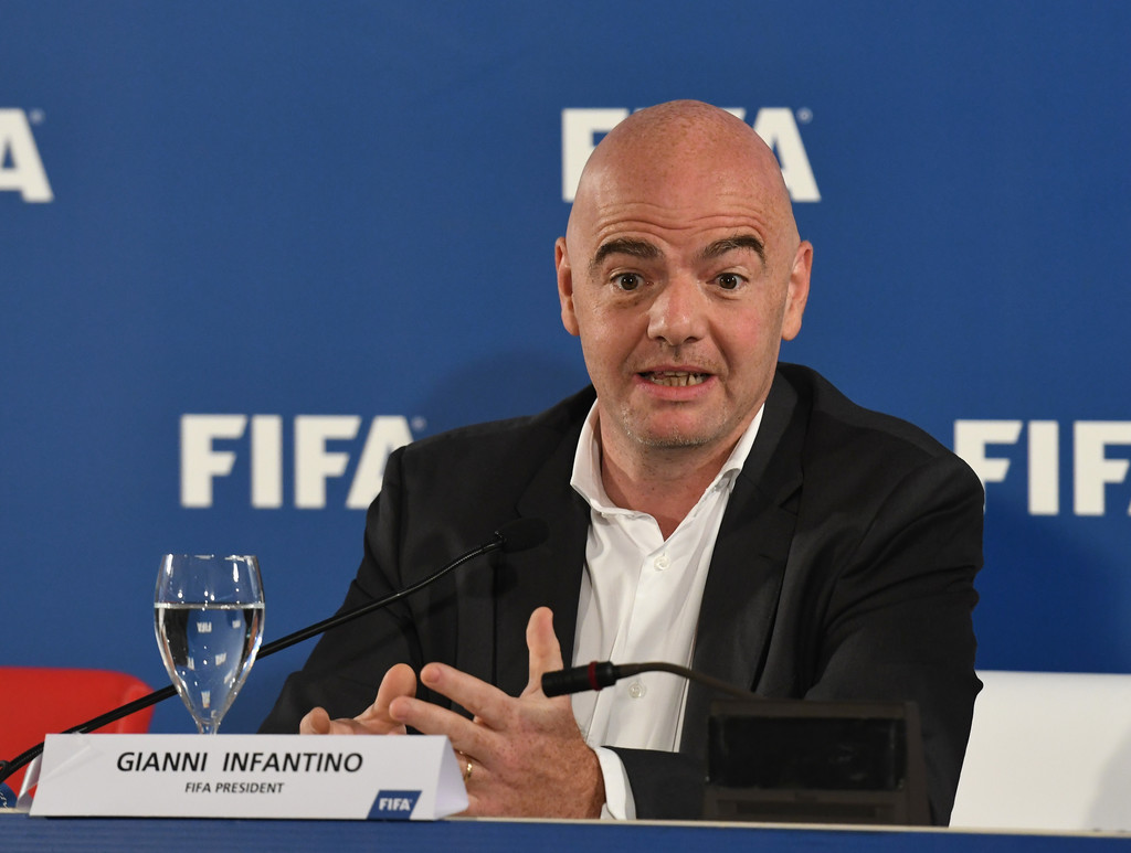 إنفانتينو يعتبر فرص إقامة مونديال 2022 بمشاركة 48 منتخبا ضئيلة