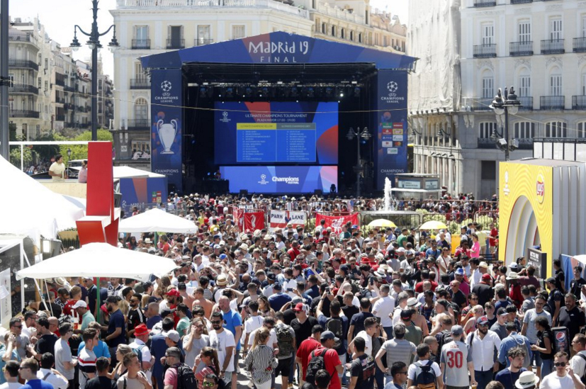 عصبة أبطال أوروبا: المشجعون الانكليز يجتاحون مدريد قبل النهائي
