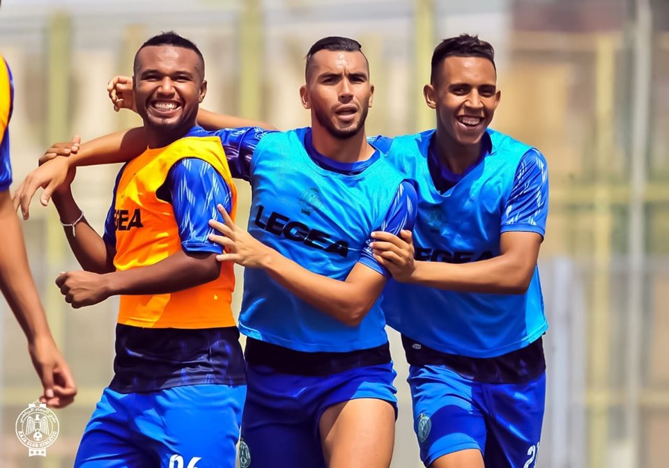 عصبة الأبطال: الرجاء باللون الأزرق والنصر الليبي بالأخضر