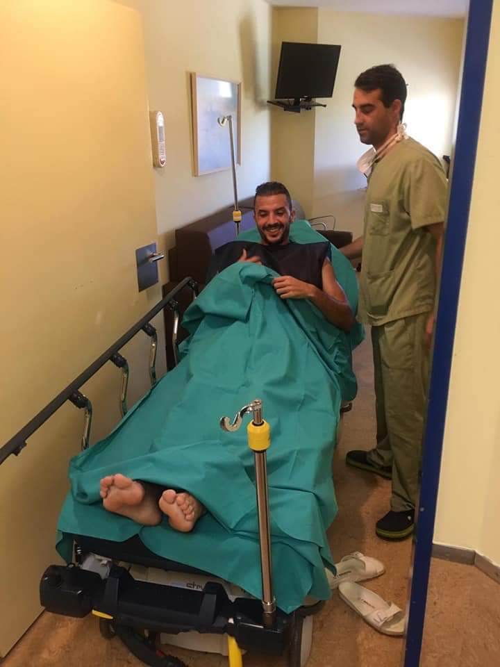 عملية جراحية ناجحة للاعب المغرب التطواني حمزة حجي