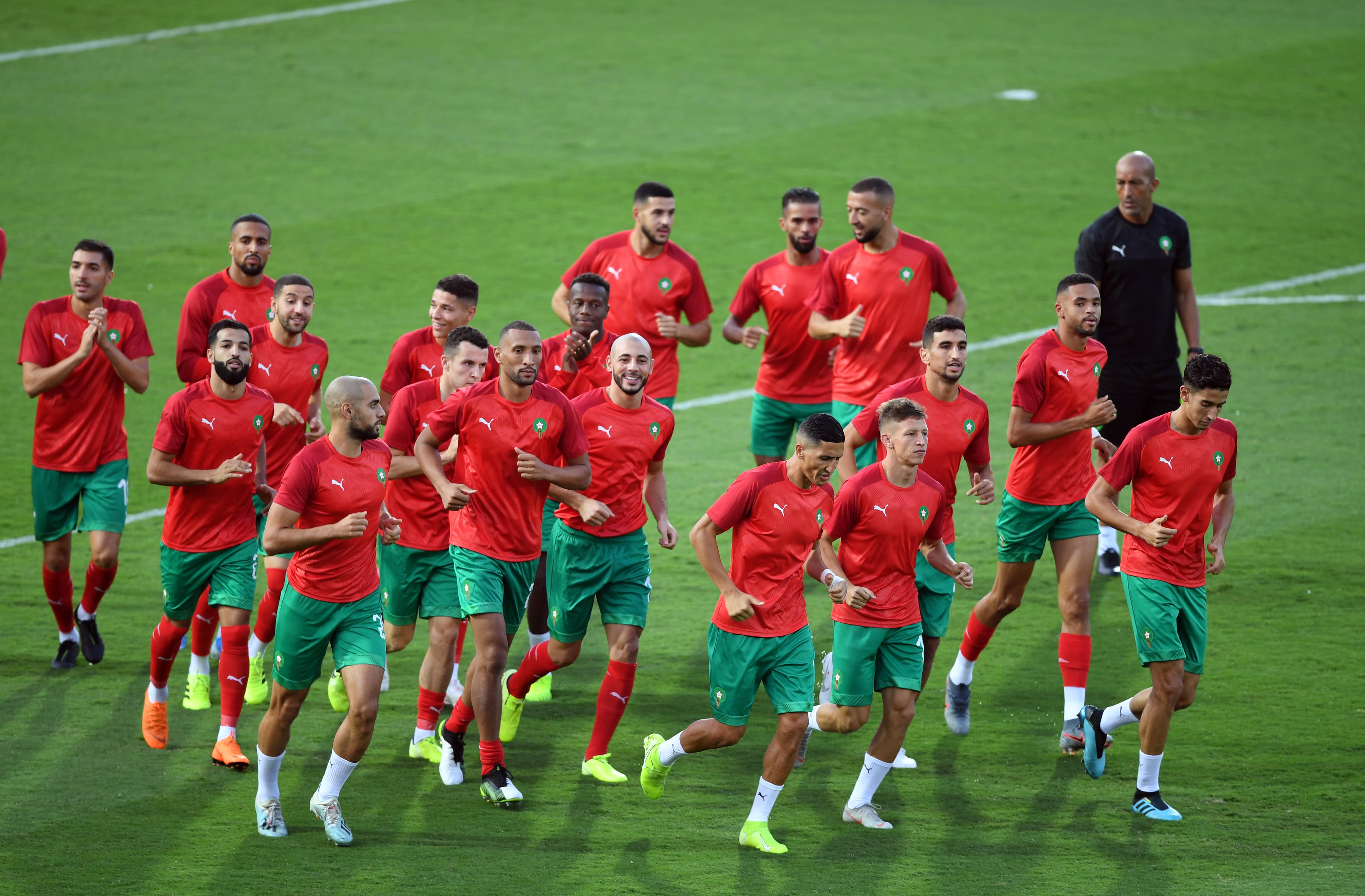 المنتخب المغربي يواصل الإستعداد لموريتانيا بمعنويات مرتفعة