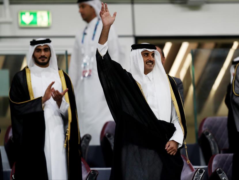 أمير قطر يحضر نهائي كأس  الخليج 24 