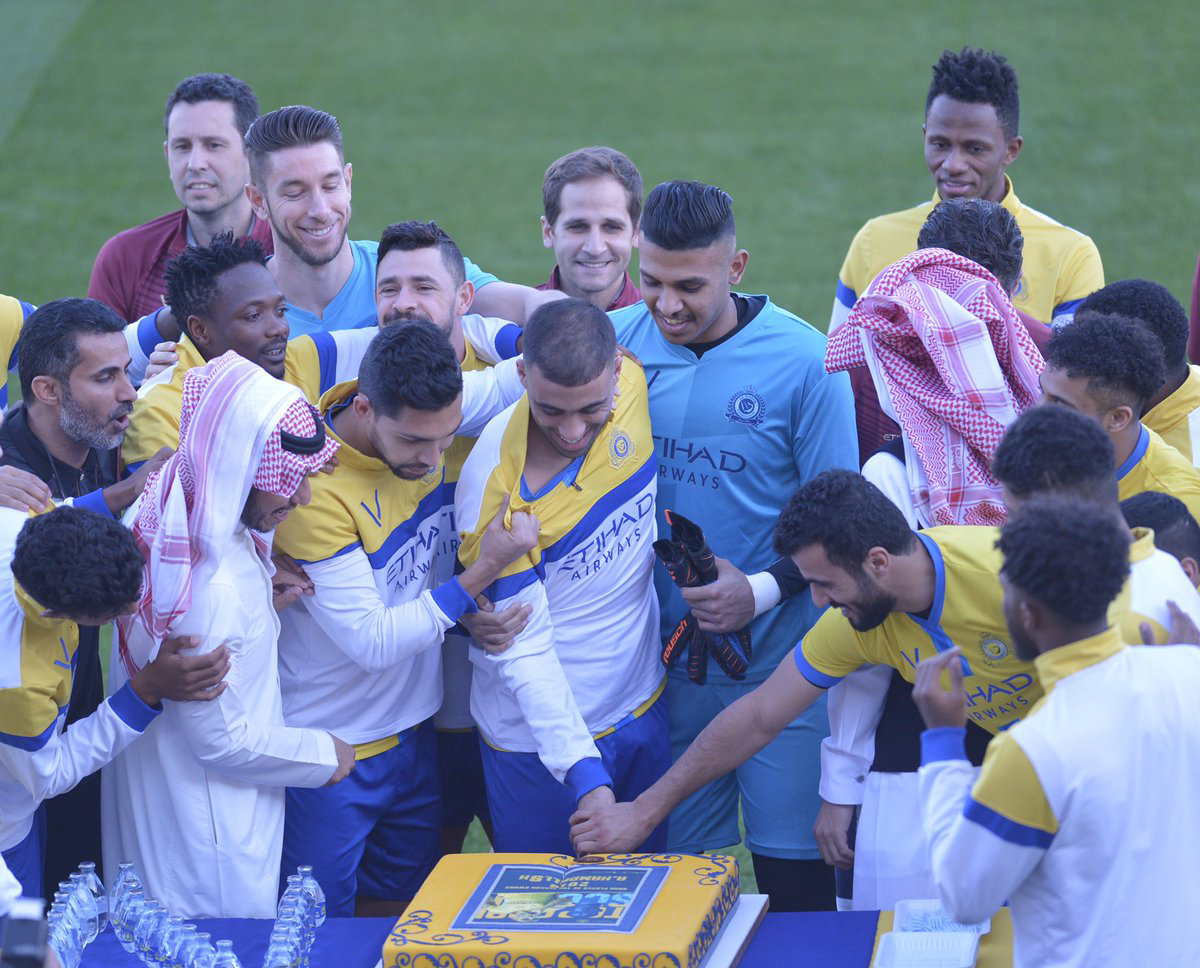 النصر يحتفل بهداف العالم وأفضل لاعب عربي