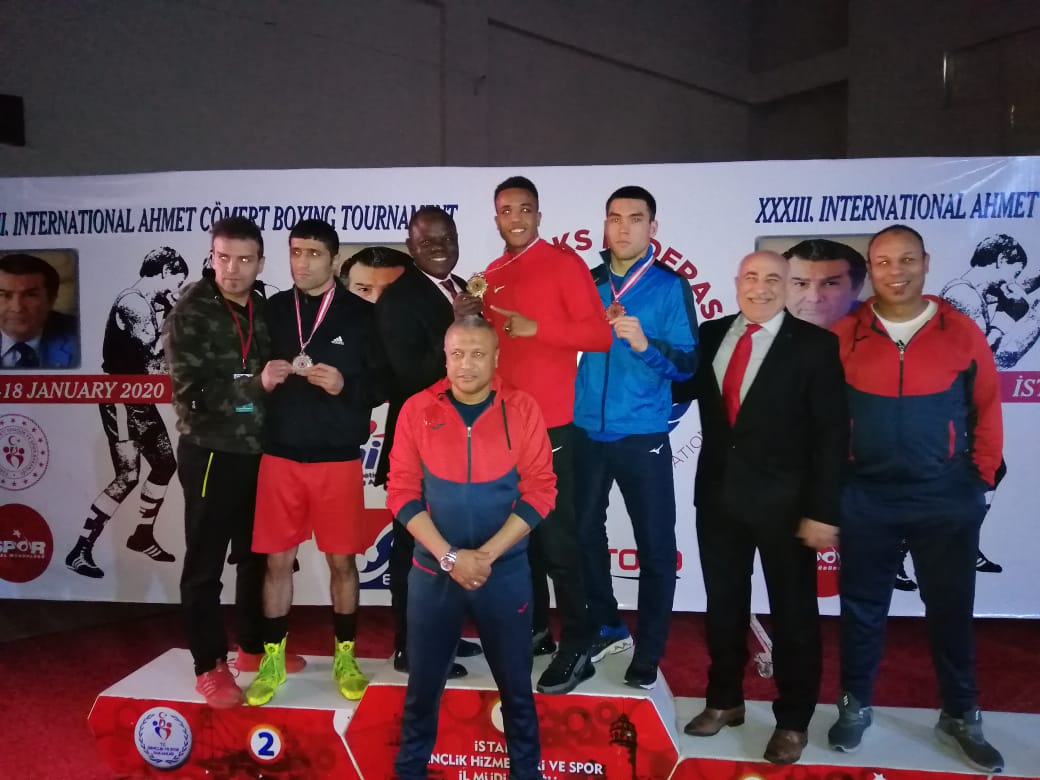 منتخب الملاكمة يحتل الرتبة الثالتة في الدوري الدولي  بتركيا
