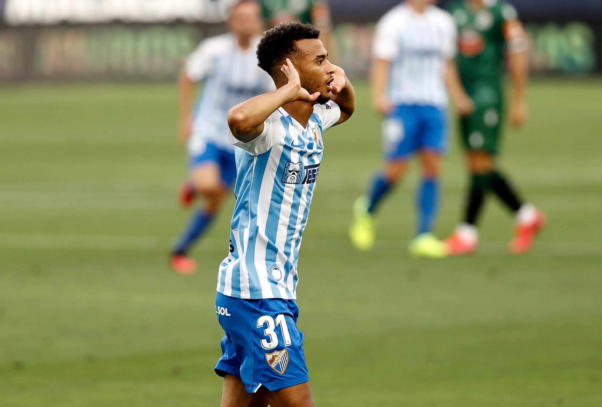 في غياب يميق سرقسطة ودع الصعود وبوسفيان عزز فوز مالقا بتمريرة