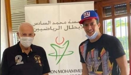 مؤسسة محمد السادس للأبطال الرياضيين ترعى اللاعب بنلمعلم