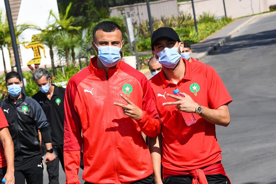 تحاليل كورونا في إنتظار لاعبي المنتخب المغربي
