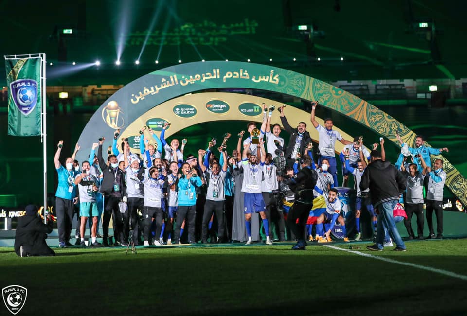 تتويج الهلال السعودي بلقب كأس الملك لكرة القدم