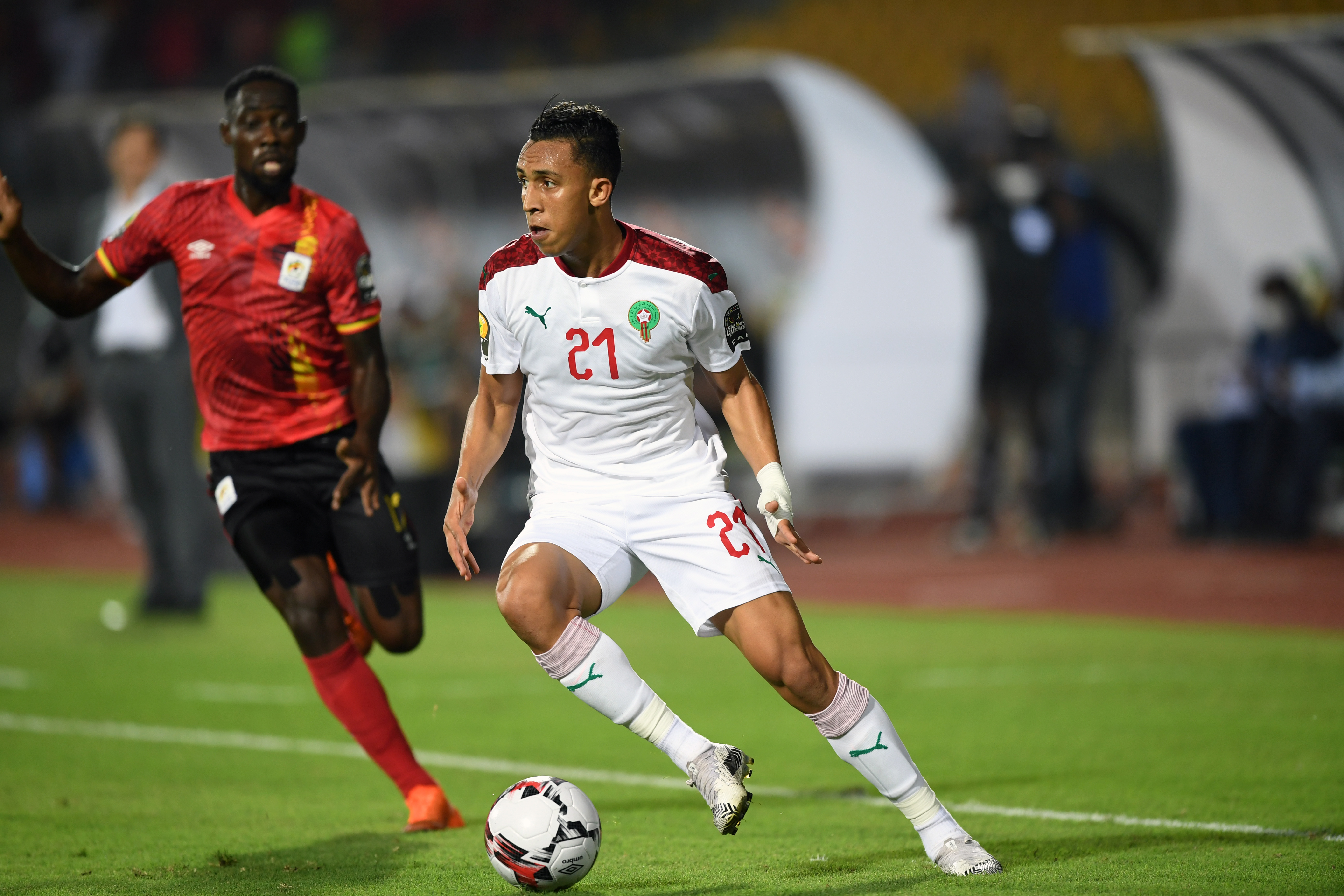 سفيان رحيمي أفضل لاعب في مباراة المغرب وأوغندا