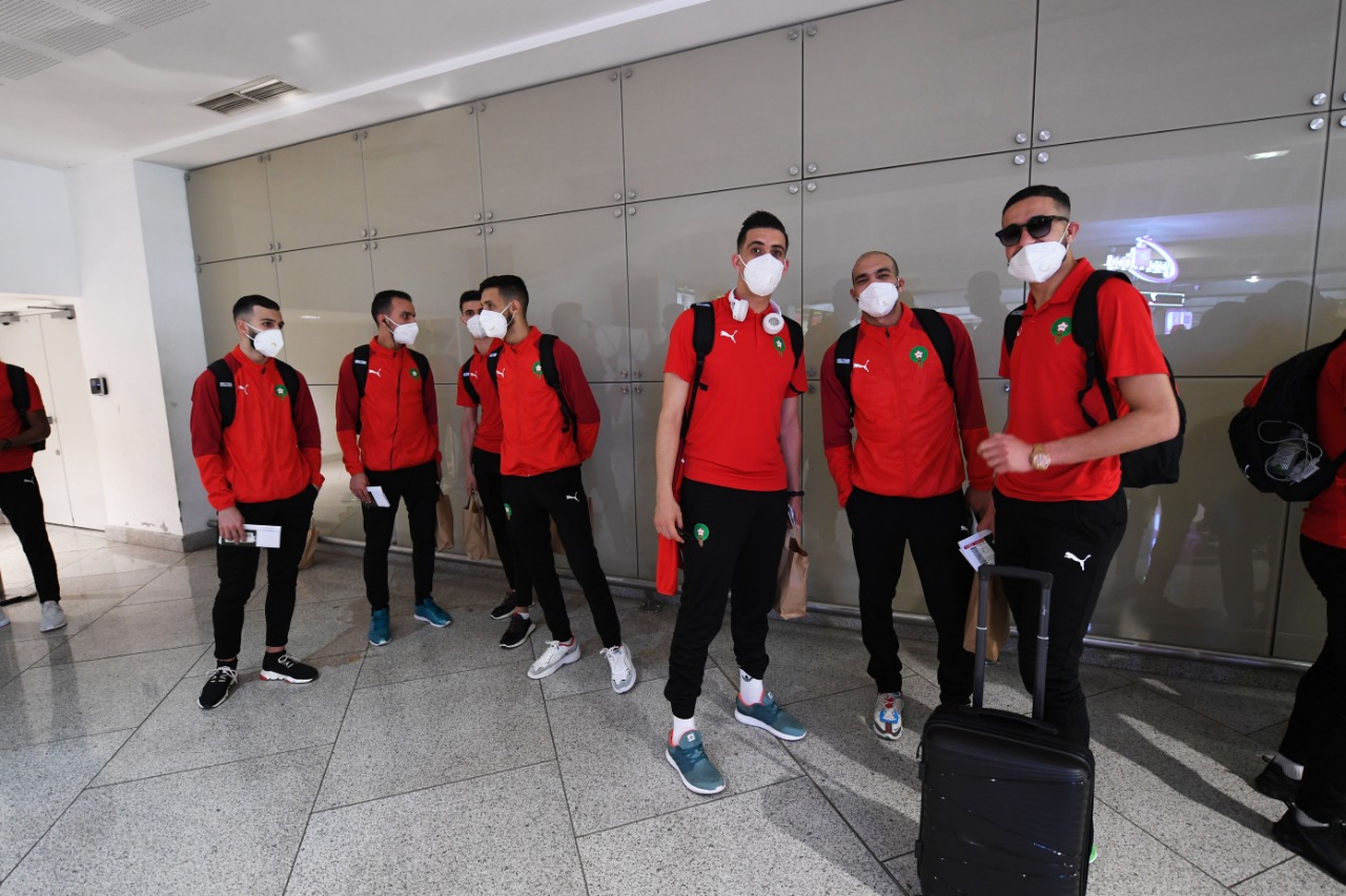المنتخب الوطني لكرة القدم داخل القاعة يشد الرحال الى مصر للمشاركة في البطولة العربية