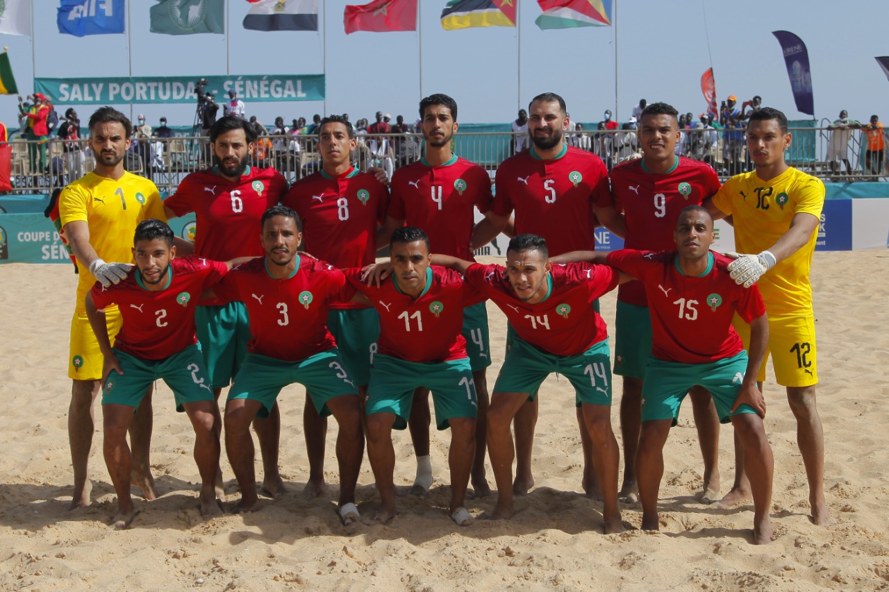كأس إفريقيا للأمم لكرة القدم الشاطئية : المغرب يفوز في مباراة الترتيب على أوغندا