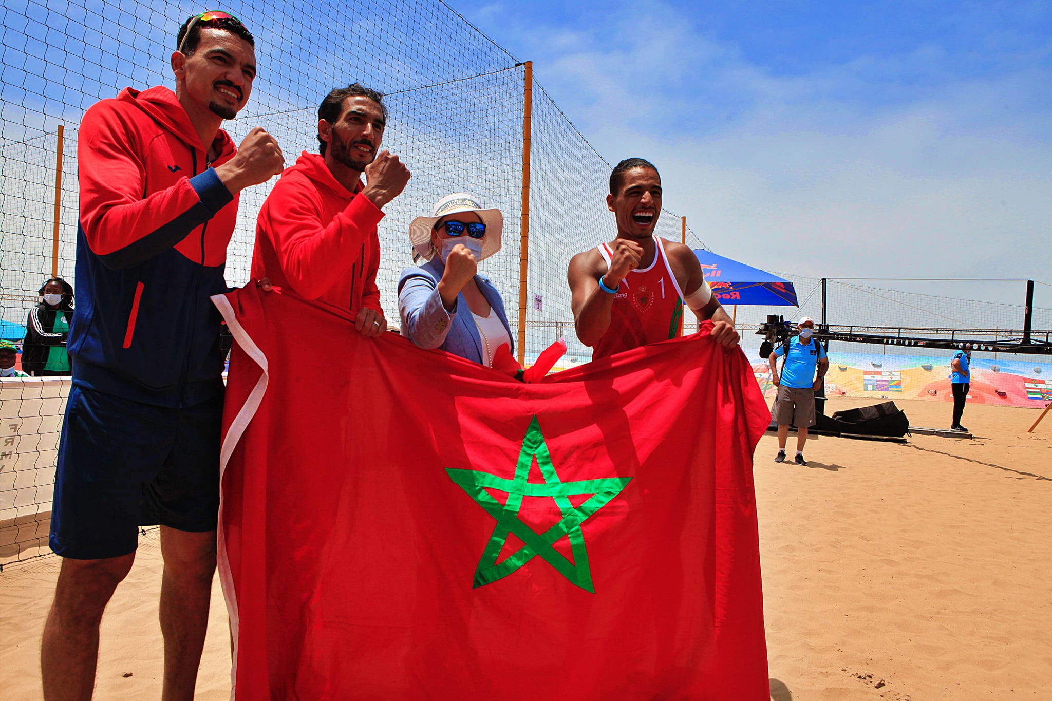 المنتخب المغربي للكرة الطائرة الشاطئية (ذكور) يتأهل إلى دورة الألعاب الأولمبية  طوكيو 2020 